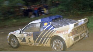 StigBlomqvist'sFordRS200onthe1986RallyGB