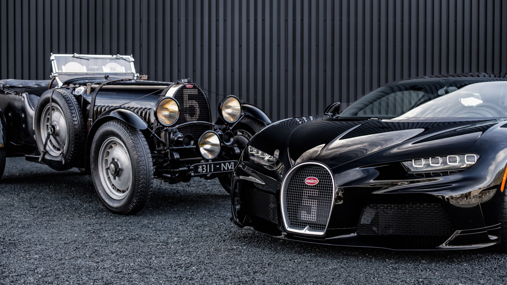 Bugatti Chiron, omaggio total black a Le Mans 1931