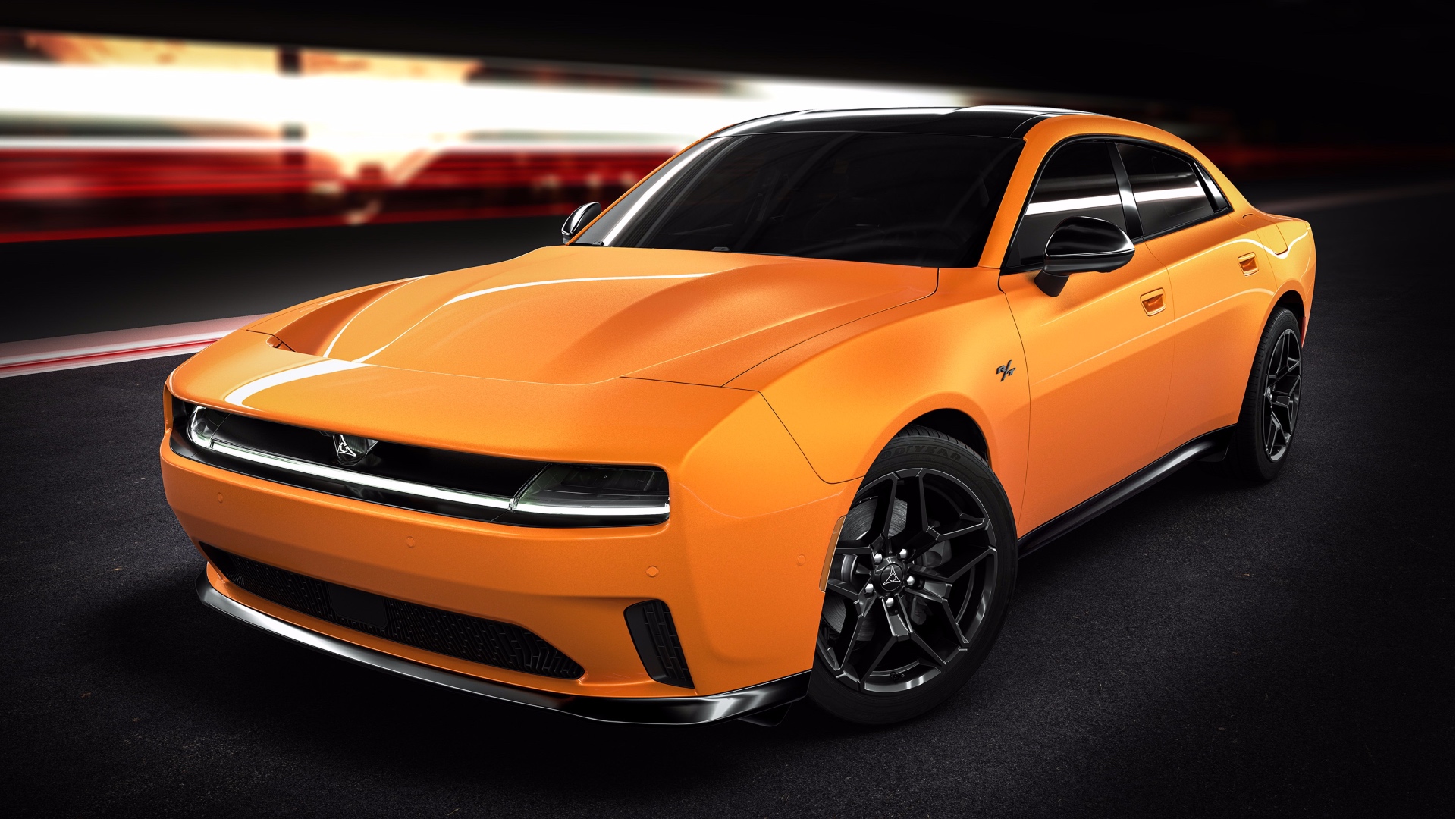 All-new four-door Dodge Charger Daytona R/T, shown in Peel Out exterior color. All-new four-door Dodge Charger Daytona R/T, shown in Peel Out exterior color.