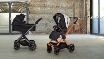 AMG GT² mit Falttasche Premium im Dessin 850 nachtschwarz + AMG GT² im Dessin 851 magmabeam/ AMG GT² with premium fold carrycot in design 850 nightblack + AMG GT² in design 851 magmabeamAMG GT² mit Falttasche Premium im Dessin 850 nachtschwarz + AMG GT² im Dessin 851 magmabeam/ AMG GT² with premium fold carrycot in design 850 nightblack + AMG GT² in design 851 magmabeam