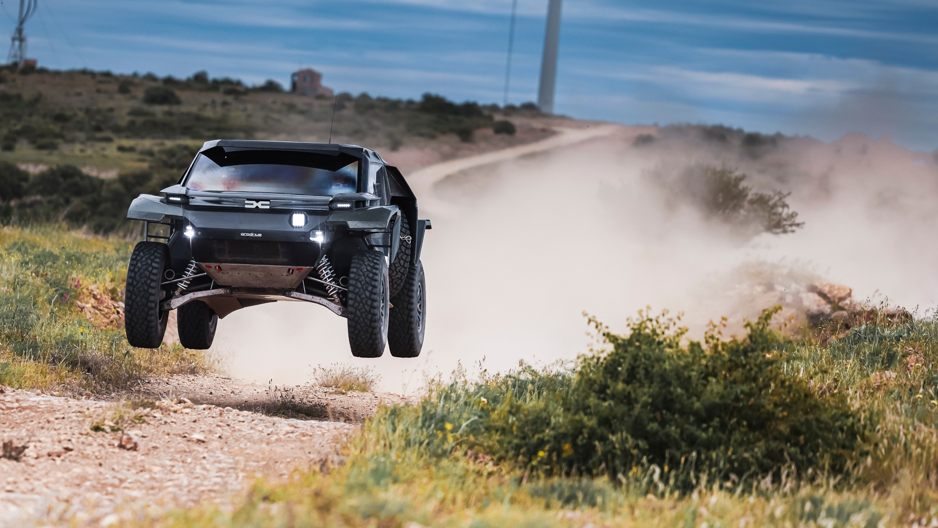 La Dacia Sandrider scalda i muscoli per la Dakar