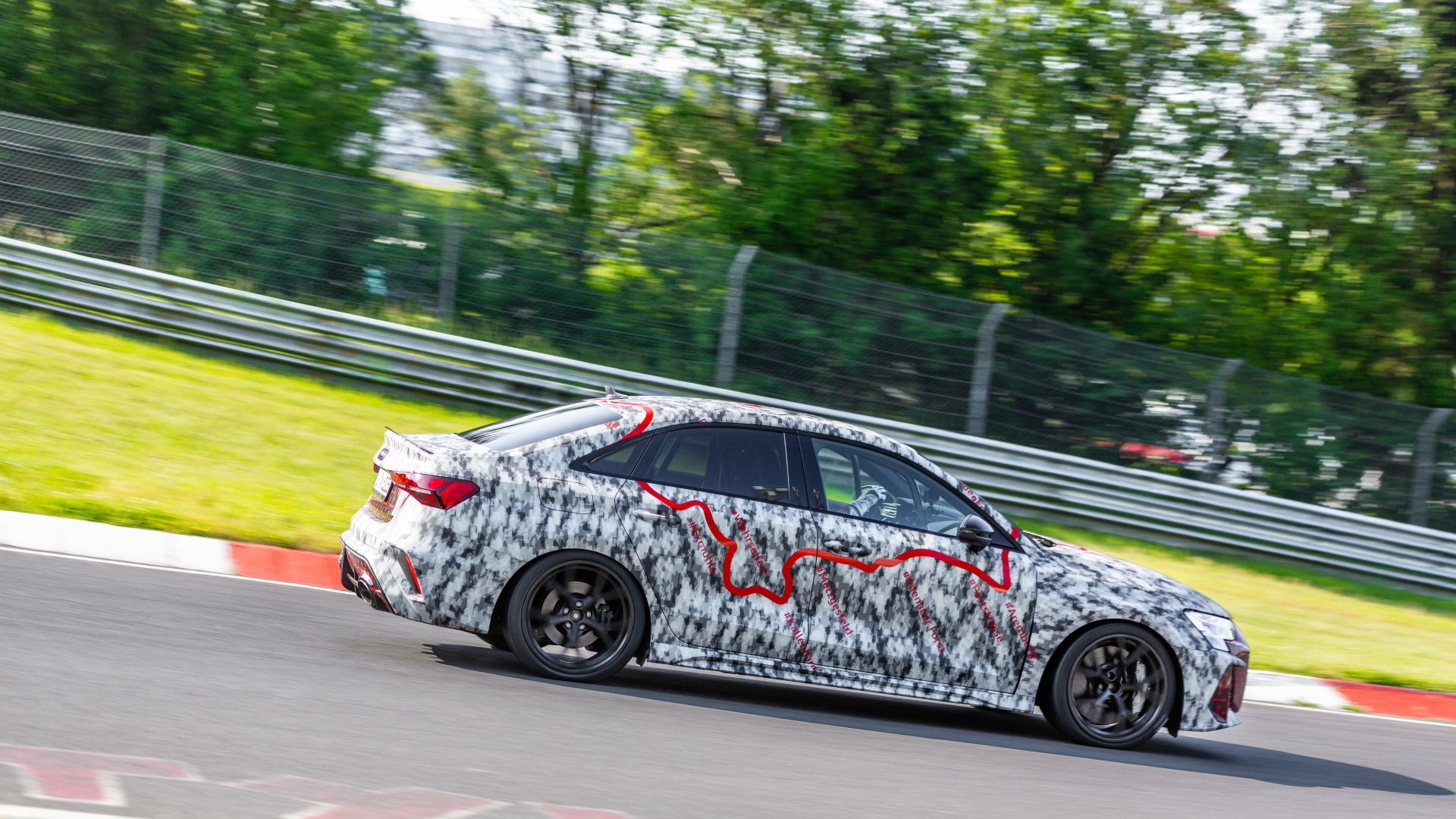 Lap record for new Audi RS 3 preproduction model Lap record for new Audi RS 3 preproduction model