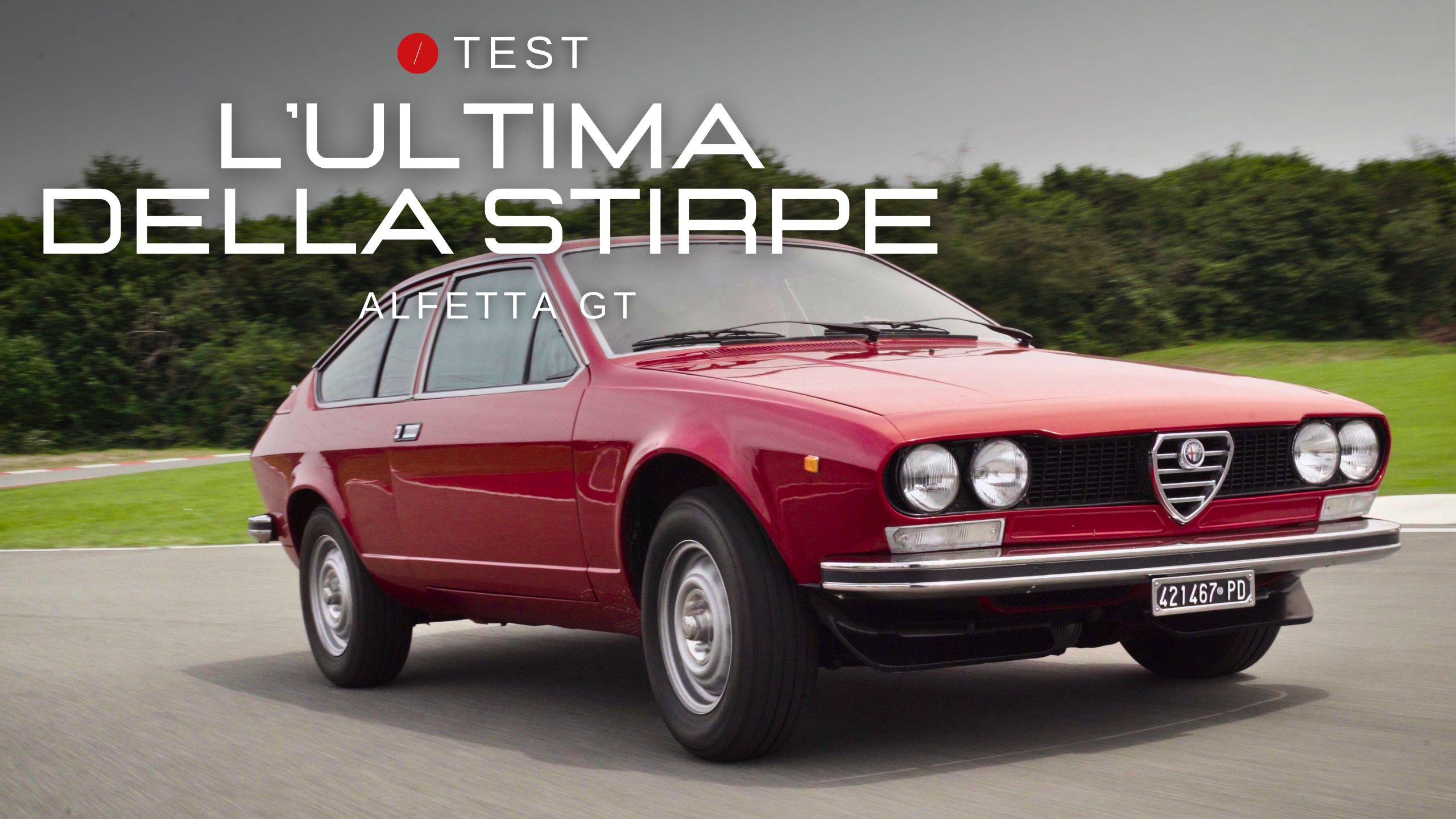 In pista con l’Alfa Romeo Alfetta GT, 50 anni dopo
