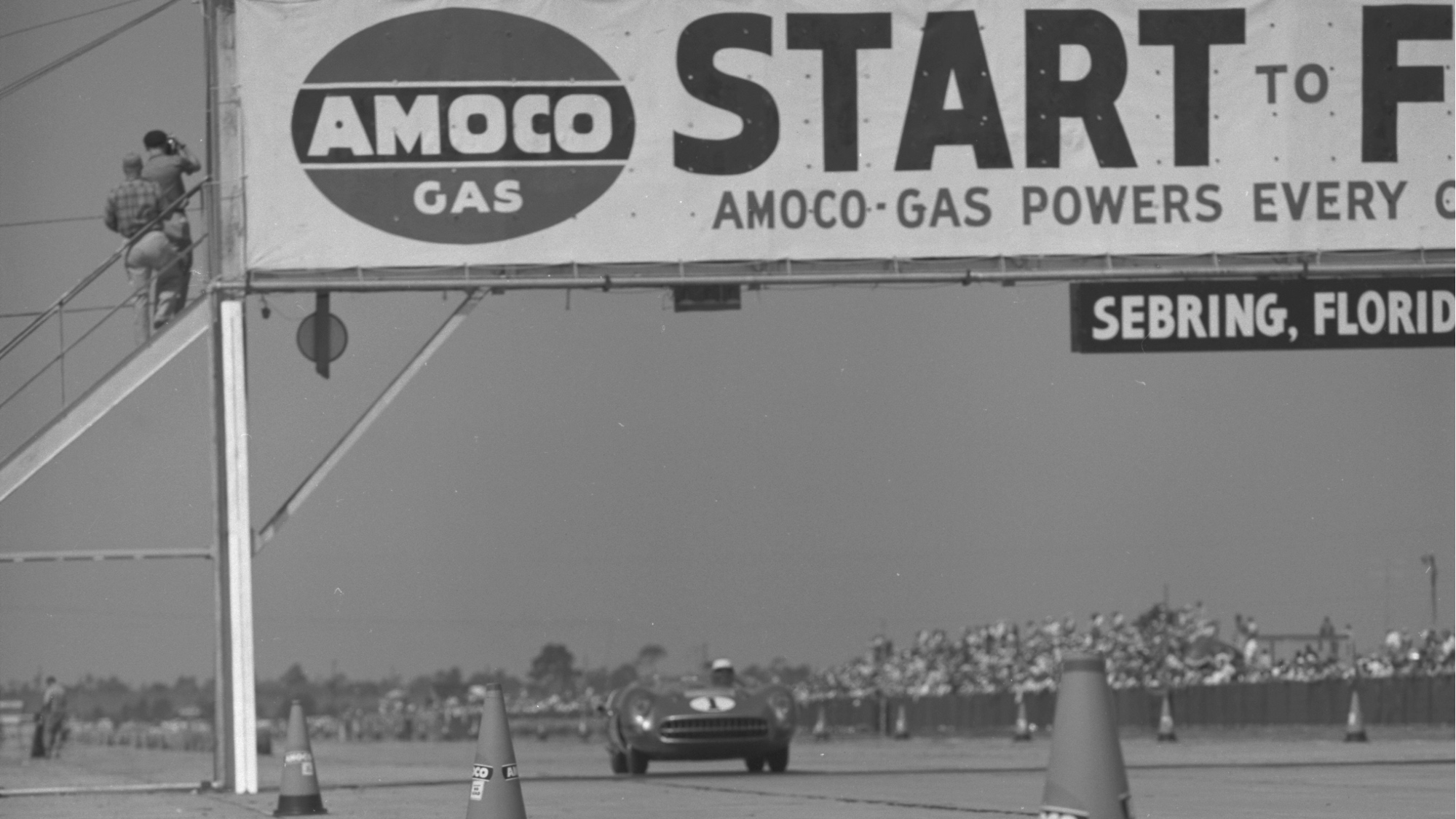The Chevrolet Corvette SS at the 1957 12 Hours of Sebring. The Chevrolet Corvette SS at the 1957 12 Hours of Sebring.