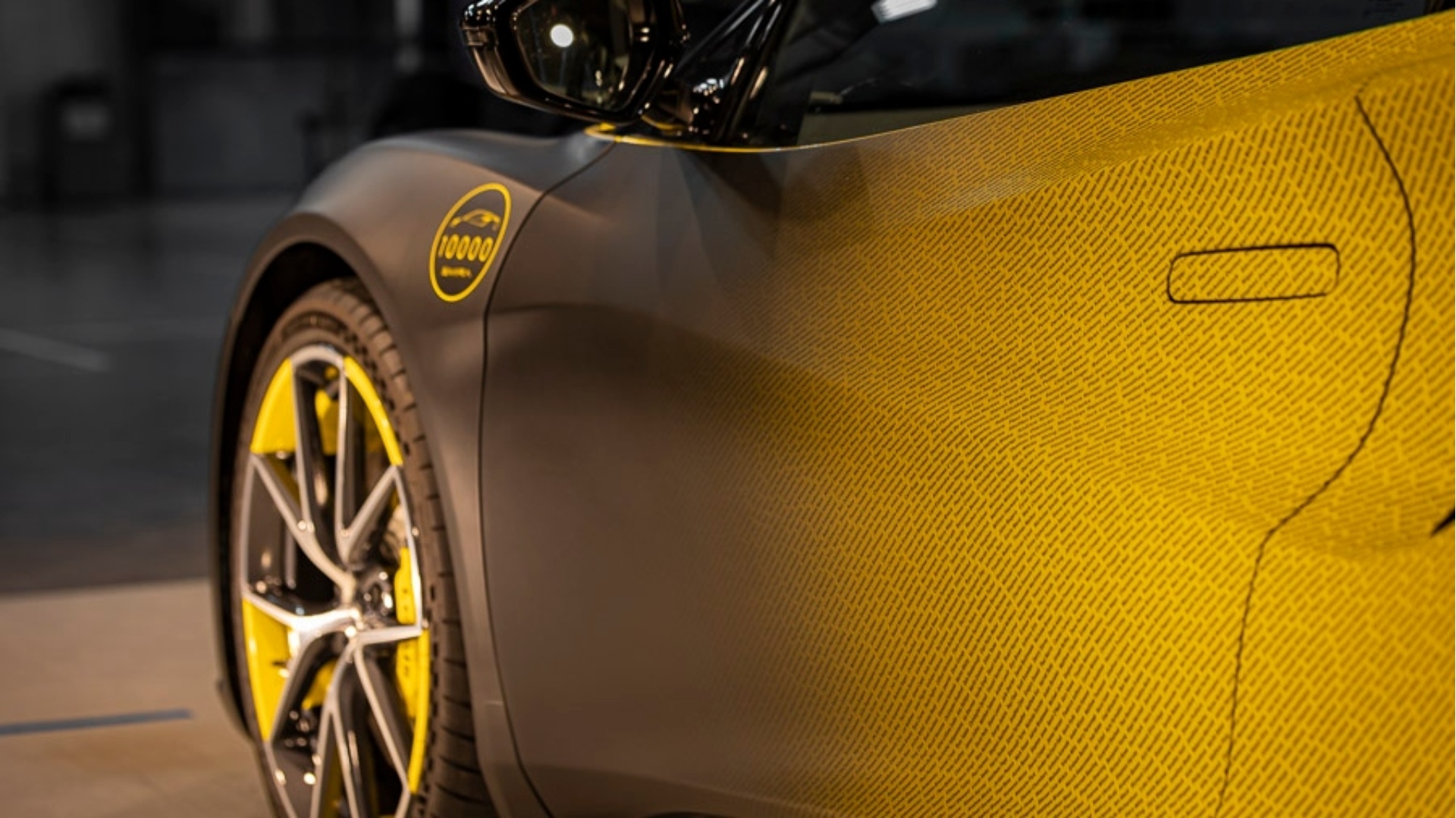 10000th Lotus Emira front wheel 10000th Lotus Emira front wheel