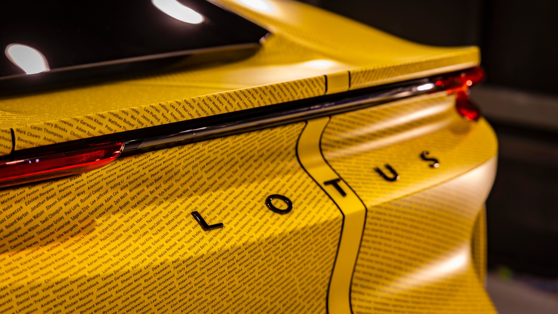 10000th Lotus Emira rear 10000th Lotus Emira rear