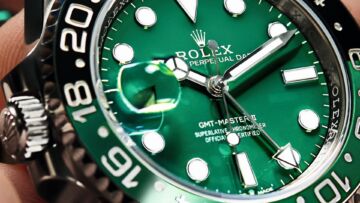 Il nuovo Rolex per mancini è d’oro e verdissimo Il nuovo Rolex per mancini è d’oro e verdissimo
