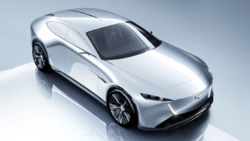 La Mazda Vision X Coupé è il prototipo di una filante quattro porte ibrida che, sulla carta, potrebbe essere mossa da un motore Wankel