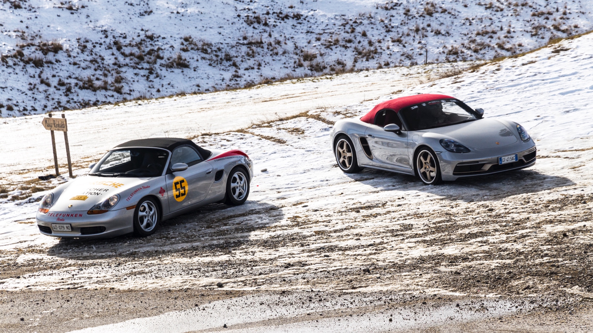 Porsche Boxster 718 4.0 25th Anniversary Edition e 986 2.5 prima serie test drive foto tommaso ferrari 22