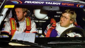 Timo Salonen e il suo navigatore Seppo Harjanne