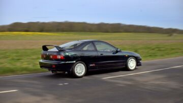 Tolman Honda Integra Type R DC2 rear three quarters dynamic
