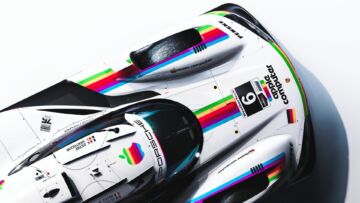 La storica livrea Apple è tornata su una Porsche da gara La storica livrea Apple è tornata su una Porsche da gara
