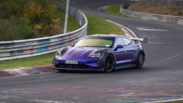 Porsche Taycan Turbo GT si mangia il Nürburgring a colazione