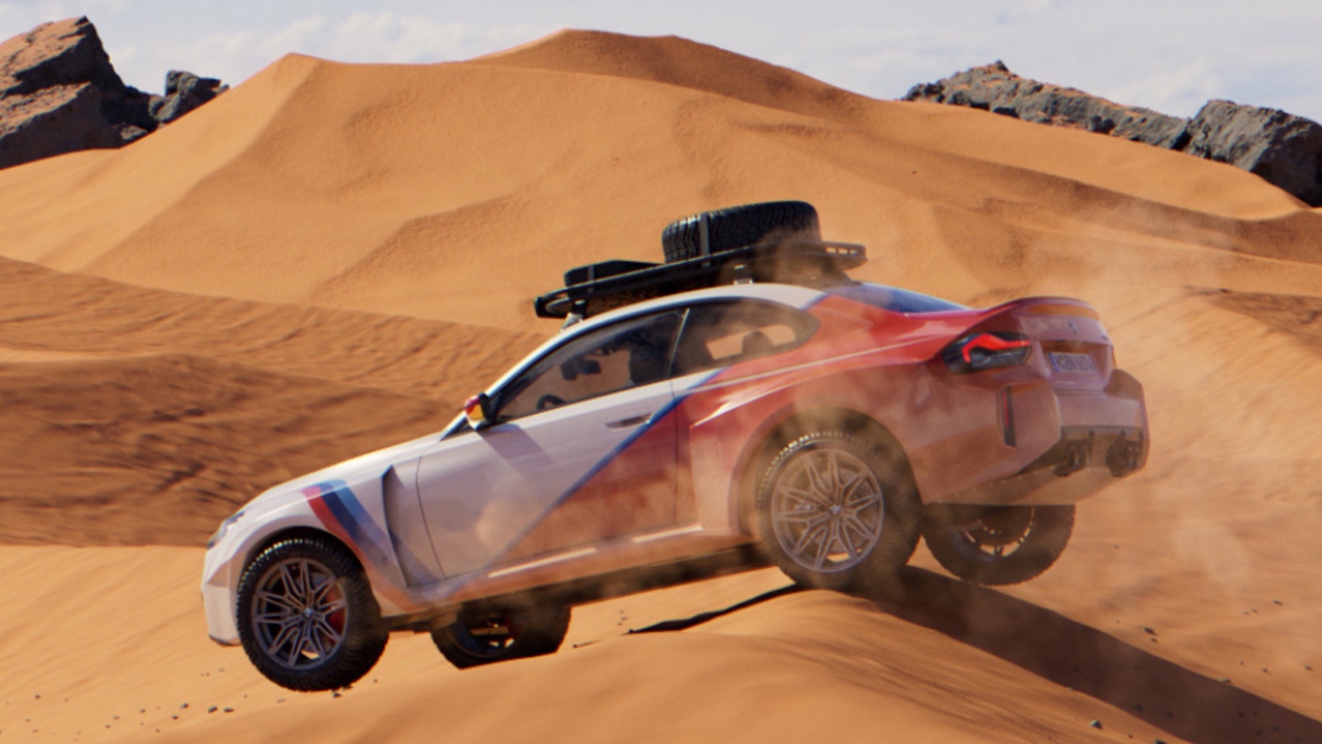 La BMW M2 in formato Dakar arriva da Dubai
