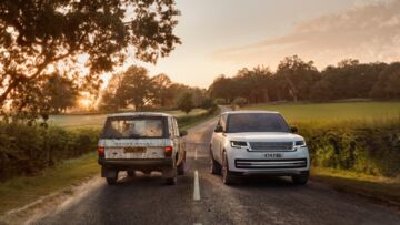 A sinistra, la prima serie della Range Rover; a destra, quella oggi in vendita: in mezzo, intere generazioni di 4×4 di lusso in cui comfort e doti in off-road vanno a braccetto A sinistra, la prima serie della Range Rover; a destra, quella oggi in vendita: in mezzo, intere generazioni di 4×4 di lusso in cui comfort e doti in off-road vanno a braccetto
