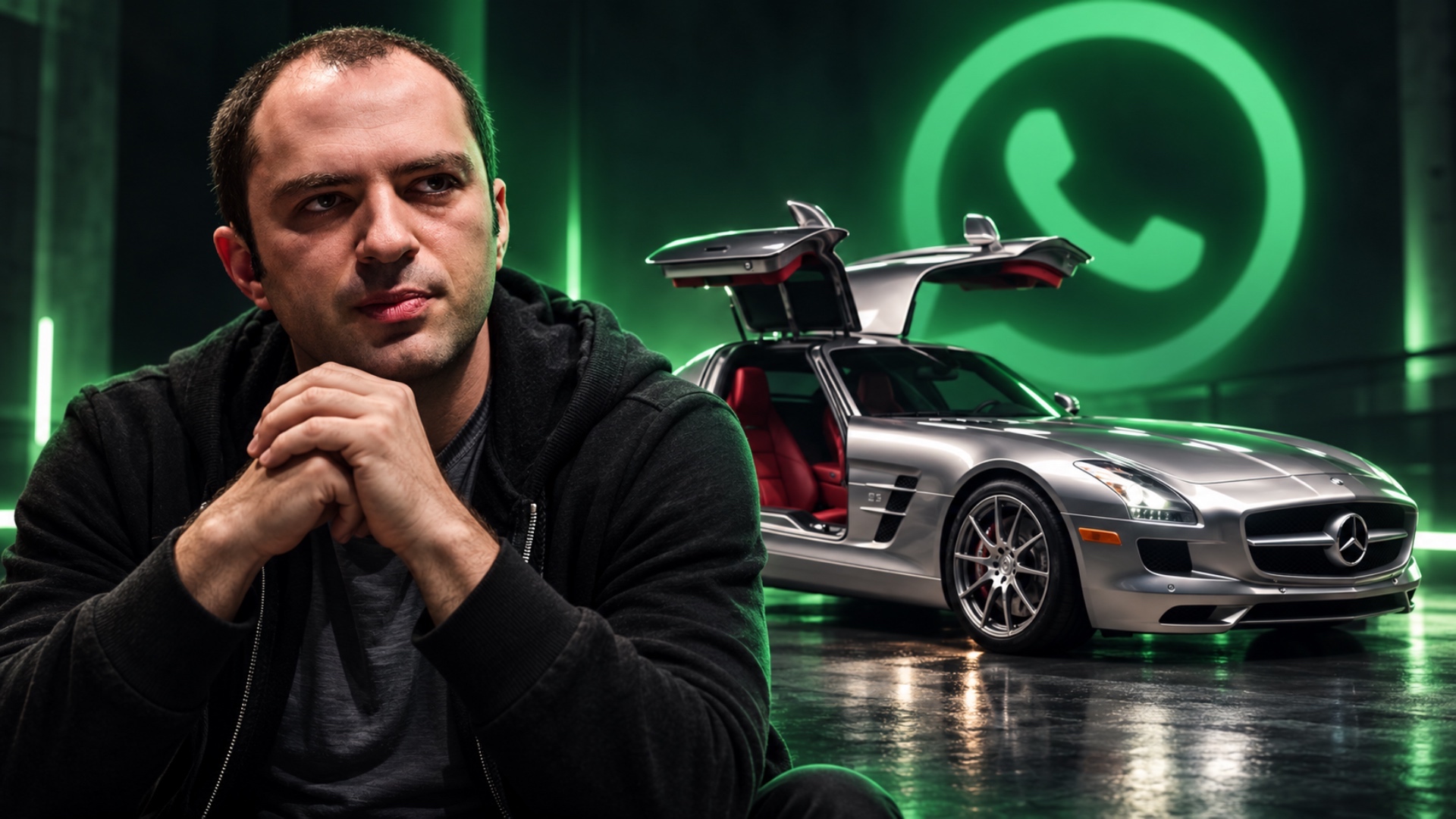 Ha creato WhatsApp, ora dà la caccia alle supercar Ha creato WhatsApp, ora dà la caccia alle supercar